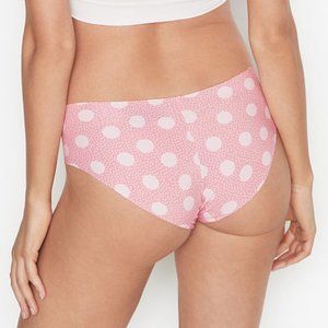 XL Hiphugger VS NWT Pink W/Polka Dots No-Show Victoria's Secret